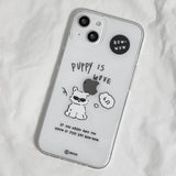 [Gel-hard] PUPU Fluffy puppy Phone case