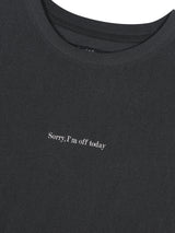 I am Off Tシャツ(Dark Grey)