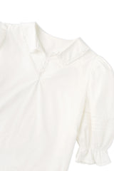 Rose frill blouse