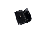 night valet chain wallet (cowhide100%) black