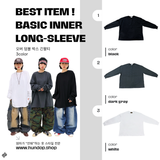 オーバーダンブルボックス長袖Tシャツ
