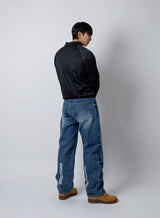UTILITY PIQUE PULLOVER SHIRT_black