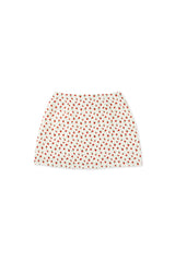 Flower mini skirt_ivory