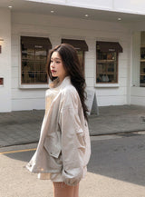 TK Loose Nylon100％ Wind Breaker (4color)