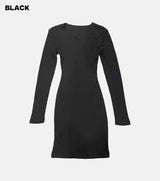 Slim wear fit rib one piece