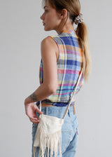 Fringe Mini Cross  Bag_Beige