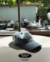 SUNSHINE WASHED DENIM BALL CAP / BLUE