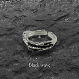 Black Wave ring