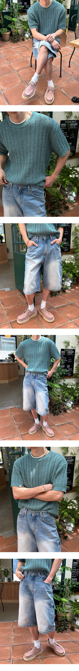 [S/S] ブークレスカシ ラウンドハーフニット(10color)
