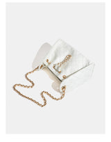 Premium Crocodile Pattern Chain Square Bag - Luxurious Crocodile Pattern Bag