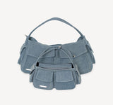 アウトポケットボストンバッグ DENIM LARGE