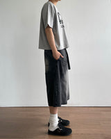 Louve Bermuda Denim Pants