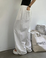 [MADE] Dot, Pintack Wide Pants
