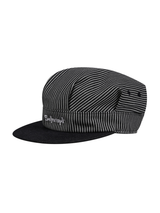 ULTIMATE LOGO DENIM RAILROAD CAP (BLACK)