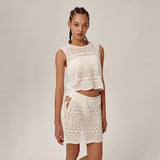 Tiki Knitted Set White