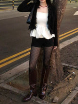 Tweed Fringe Cardigan Jacket