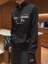 クロスリムフィットスナップビジョウフーデッドジップアップ3C