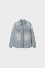 クリードウェスタンデニムシャツ