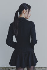リオラジャケットドレス ブラック
