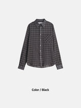 マーク チェックド シャツ