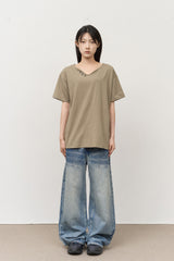 Oct Washed Henley Top
