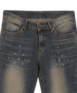 SCRIPT WING BOOTSCUT DENIM PANTS_SA