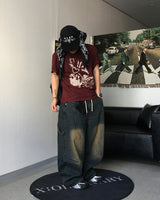 TC Patch Work Banding Denim Pants (3C)