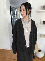 ロティVネックポケットボカシカーディガン（3c）
