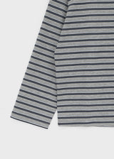 [MADE] Koyu Stripe Boat Neck Long Sleeve T-Shirt