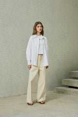 NOAH WIDE PANTS / BEIGE