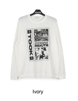 Reton graphic knit long sleeve
