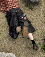 ステルパッチバミューダデニムパンツ