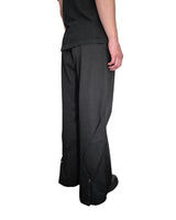 BALANCED BUTTON PANTS BLACK