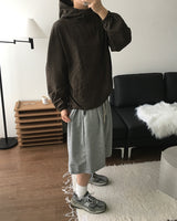 Burnt Check Hood Windbreaker