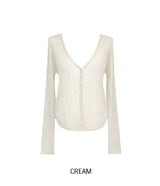 Of Summer Linen V-neck Cardigan