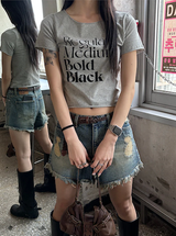 [S/S] レギュラープリンティングハーフTシャツ(3color)