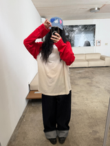 ライン ラグラン ティー