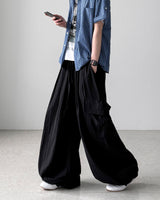 Linen Balloon Cargo Pants
