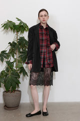 SOFT FLANNEL TIE SHIRT_RED