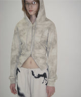 RUST DOUBLE ZIP HOODIE