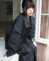 Jeran Oversized Suede Jacket