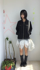 chiffon layered skirt