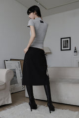 26SS★ [ EEUN BASIC ] チューイングラウンディングショートスリーブT