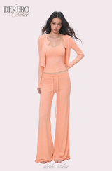 Roena pad sleeveless flare training set-up (pants regular)