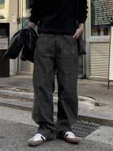 Patch corduroy carpenter denim
