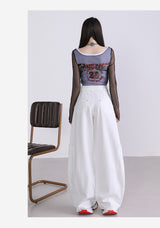 Retro High Waist Wide-Leg Pants – Old Money Style Relaxed Trousers
