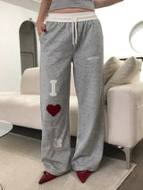 アイ ♥ ハートパッチパンツ