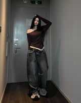 Legend fit washing denim
