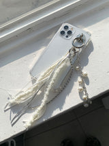 Boucle Mix Long Tassel Keychain