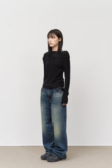 (W) Bella Button Top